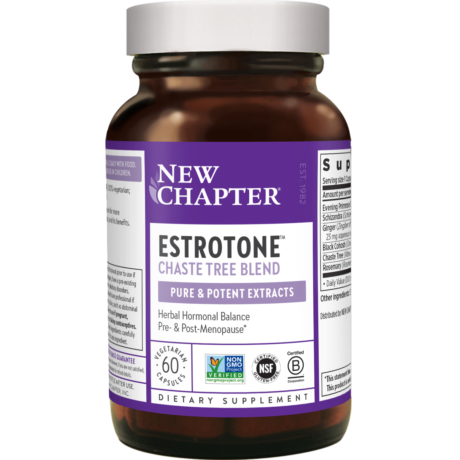 Estrotone® 60 Vegetarian Capsules- New Chapter® Estrotone® 60 Vegetarian Capsules- New Chapter®