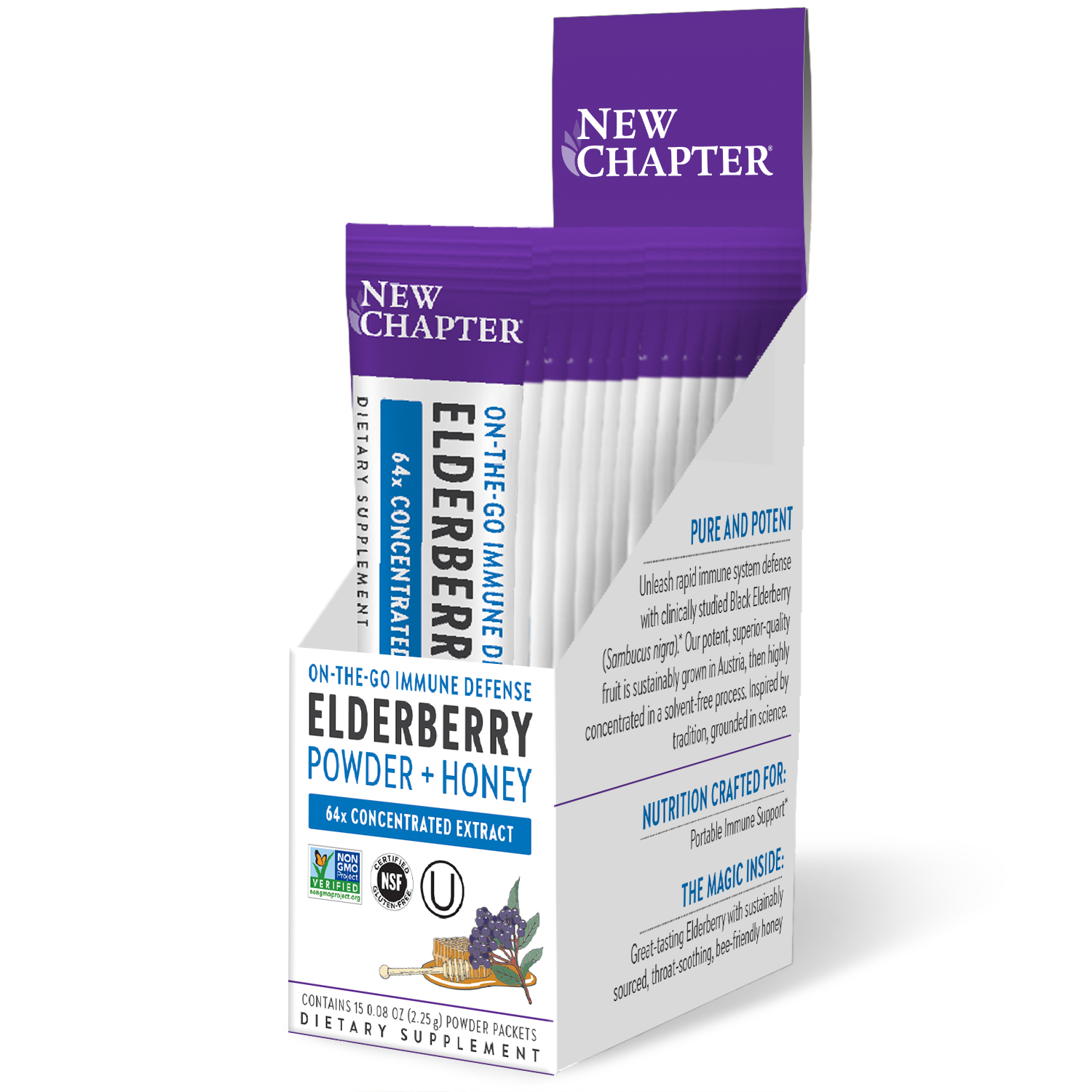 Elderberry Powder + Honey 34.50 gm Elderberry Powder + Honey 34.50 gm