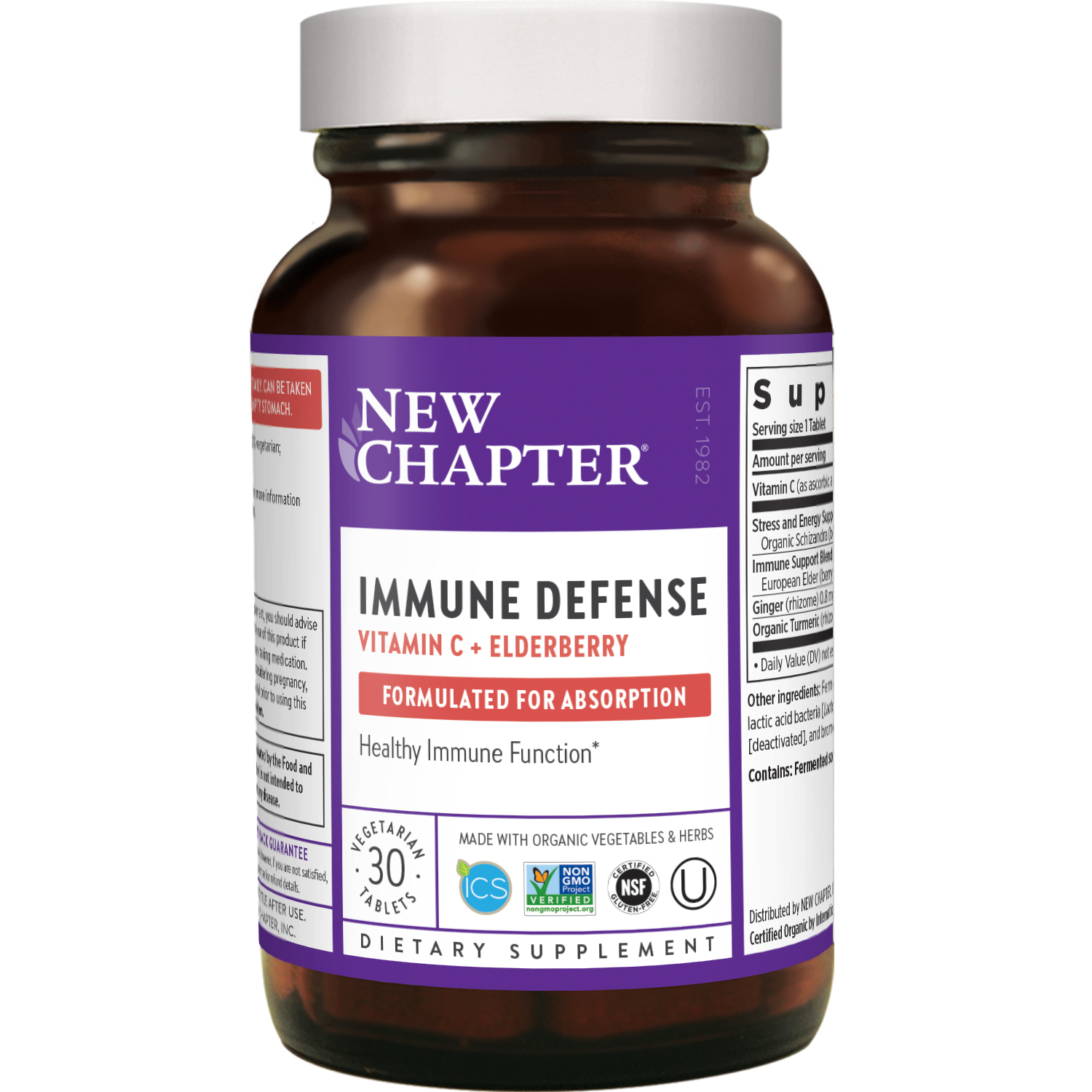 Immune Defense Vitamin C + Elderberry 30 Count Immune Defense Vitamin C + Elderberry 30 Count