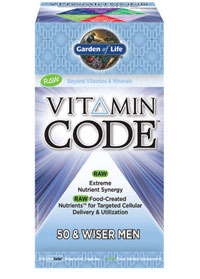 The Vitamin Code™ 50 & Wiser Men’s Multi - Garden of Life The Vitamin Code™ 50 & Wiser Men’s Multi - Garden of Life